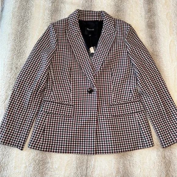 Madewell The Alston Plaid Blazer Jacket - Picture 13 of 16